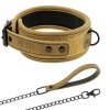 FETISH SUBMISSIVE ORIGEN - NEOPRENE LINED NECKLACE WITH CHAIN